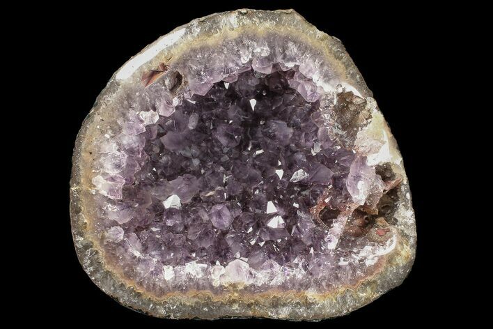 Amethyst Geode With Polished Edges - Uruguay #87494
